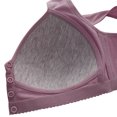 thumbnail image 3 of Yuyuzo Womens Front Closure Bras Seniors Wireless Beauty Back Full Coverage Comfor Easy Close Bras, 3 of 6