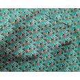 thumbnail image 5 of oneOone Silk Tabby Olive Green Fabric Triangle Geometric Sewing Material Print Fabric By The Yard 42 Inch Wide, 5 of 5