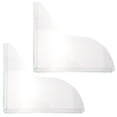 thumbnail image 1 of 2pcs Shower Splash Guards Shower Corner Guards Bathroom Tub Splash Guards Bath Splash Guard, 1 of 7