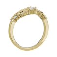 thumbnail image 3 of 0,15 Ct P.t. Forme Ronde Diamond Naturel Dernier Design Alliance Éternité pour Femmes Or Jaune Massif 18K Taille 8, 3 of 7