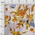 thumbnail image 2 of oneOone Polyester Spandex Dark Mustard Fabric Abstract Ink Texture Fabric For Sewing Printed Craft Fabric By The Yard 56 Inch Wide, 2 of 5