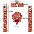 thumbnail image 3 of Chmadoxn Home Decor, Room Decor, Wall Decor New Year Decoration Paper Couplets Set With Chunlian Character Window Sticker For Spring Festival Party Home Decor Paper Chinese Couplets, 3 of 7