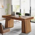 thumbnail image 5 of Modern Meeting Table for 4-6 People, Conference Table, Wooden Seminar Desk Office Furniture, 5 of 5