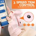 thumbnail image 4 of Upgraded Heating Fingerless Hand Warming Rechargeable Hand Warming Heating Work Cycling Skiing Motorcycle Camping Hiking Small Pedal under The Desk Elliptical Exercise Workout Bands Stationary Bike, 4 of 6