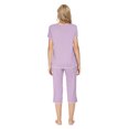 thumbnail image 4 of MINTLIMIT Ensembles de Pyjama Unis pour Femmes, Hauts à Manches Courtes et Pantalons Capri, 4 of 4