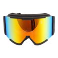 thumbnail image 2 of Skiing Protection Goggles, Ski Goggles Oversized OTG Design Double Layer Lenses Anti Fog  For Snowboarding Black Frame Grey Lens,Black Frame Silver Lens,Black Frame Red Lens,Red, 2 of 8