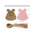 thumbnail image 2 of 50 Sets Kraft Paper Tags Blank Labels Gift Tags for Baby Shower Birthday, 2 of 8