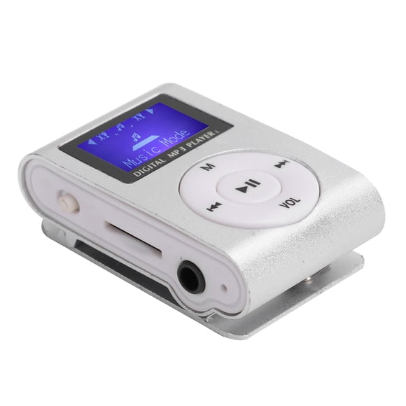 Portable Mini MP3 Music Player Sports BackClip LCD Screen MP3 Support Memory CardBlack Noir Portable Speakers & Docks