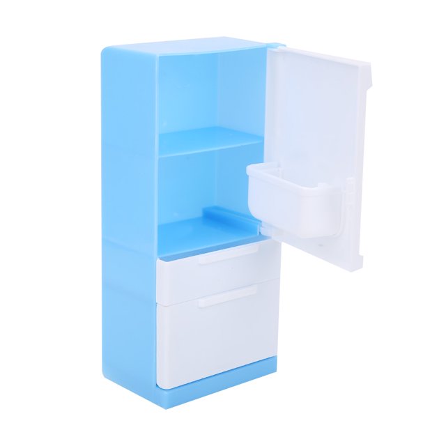 Réfrigérateur de Poupée, Mini-Réfrigérateur pour Poupées Réfrigérateur de Poupée Maison de Poupée Durabilité Éprouvée