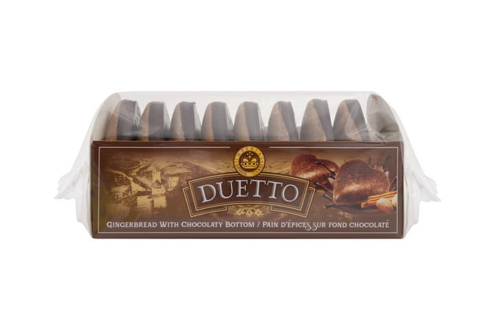 Duetto Gingerbread with Chocolate Bottom, 180g