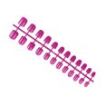 thumbnail image 4 of 24 Pack Macaroon Solid Colorful Press on Nails Artificial DIY Durable French Graceful Colorfast Acrylic Nail for Manicure Salons 13, 4 of 8