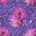 thumbnail image 1 of Ahgly Company Tapis d'Intérieur Lavable en Machine Carré Transitionnel Magenta Foncé Violet, 4 Pieds Carré, 1 of 7
