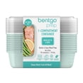 thumbnail image 2 of Bentgo Prep 1-Compartment Meal-Prep Food Storage Containers with Lids - 10 Trays & 10 Lids (Mint), 2 of 5
