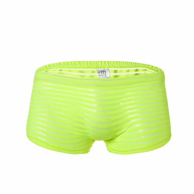 TIHLMK Men's Fashion Boxer Shorts Mesh Breathable Underpants