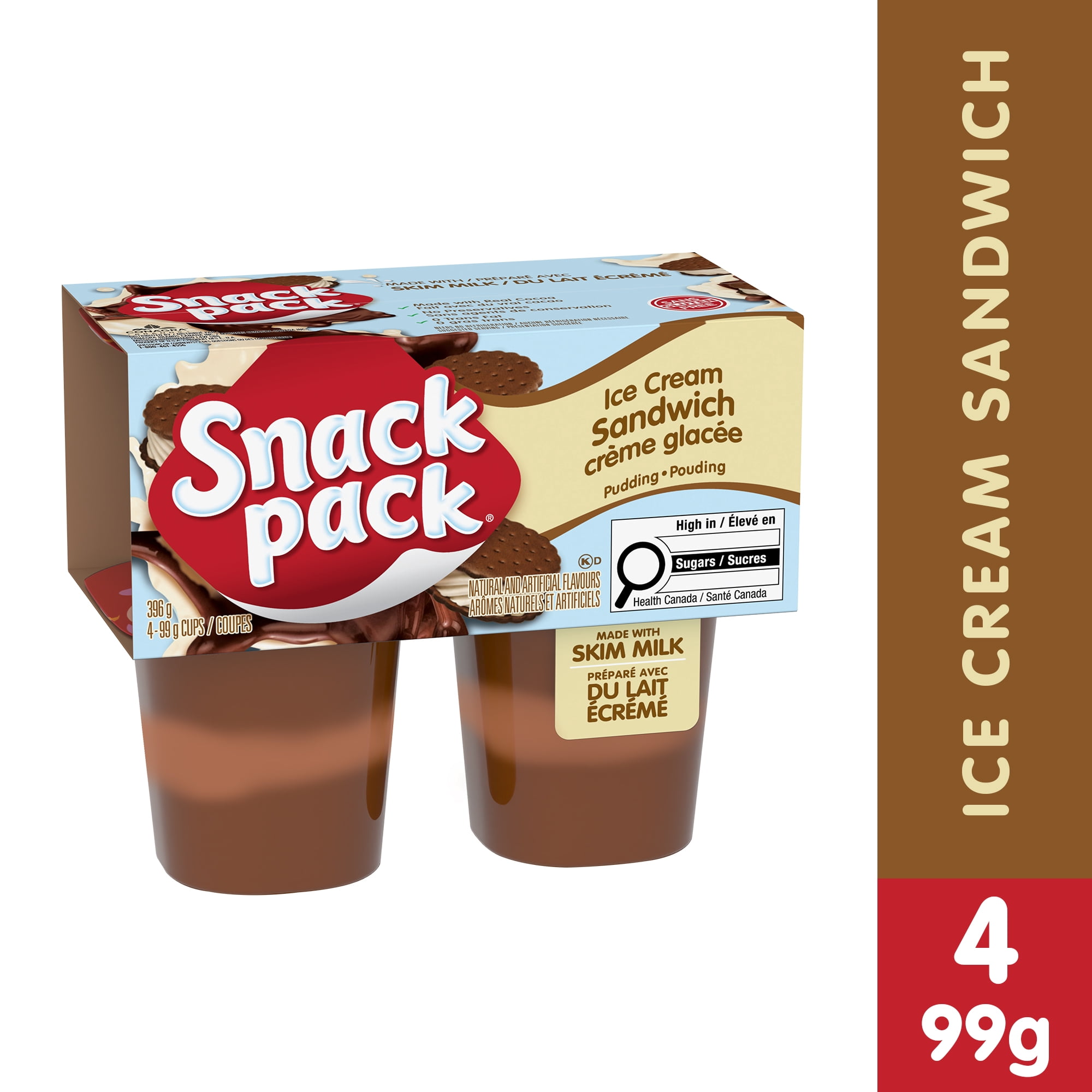 Snack Pack® Ice Cream Sandwich Pudding Cups