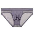 thumbnail image 1 of Ketyyh-chn99 Men's Underwear Boxer Briefs 2024 Cotton Trunks Underpants Mens Low Rise Briefs Ice Thread Underpants Fashion Ride Up Underwear Pant Grey,XL, 1 of 4