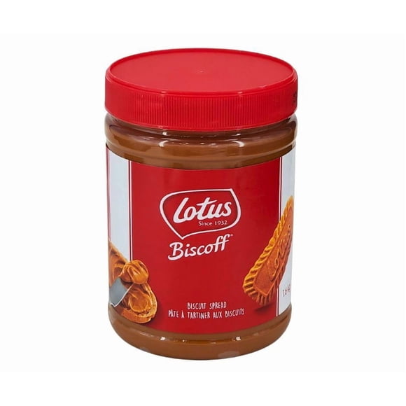 Lotus Biscoff - Tartinade de Biscuits - 1,6 kg - 1 Unité - Polyvalence Crémeuse et Saveur Caramelisée Emblématique (1 Unité)