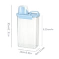 thumbnail image 2 of Large Sealed Storage Containers, Usavan Transparent Plastic Grain Jars Double Layer Seal, 5.5L Kitchen Food Storage Tanks for Rice Grains Pantry Organization, 2 of 2
