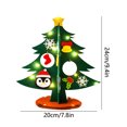 thumbnail image 3 of Interactive Felt Christmas Tree for , Holiday Decor Play Set with Removable Ornaments, Creative Toddler Activity for Family Fun, Festive Wall Hanging Decorations for Children's Room, 3 of 6