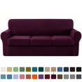 thumbnail image 1 of CHUN YI Sofa Cover with Separate Cushion Slipcover Stretch Checks, 1 of 7
