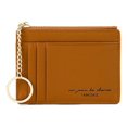 thumbnail image 1 of Pochette à Cartes Fermeture Éclair Rangement Faux Cuir 8 Compartiments pour Femmes Hommes Sac à Main Quotidien, 1 of 11