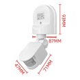 thumbnail image 4 of Motion Detector Outdoor Wall Surface Mounting 180° Motion Sensor Infrared, 4 of 5