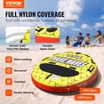 thumbnail image 2 of VEVOR Towable Tube for Boating, 1-3 Riders Inflatable Boat Tubes and Towables, 510 lbs, 63" Round Water Sport Towable Tubes, 2 of 9