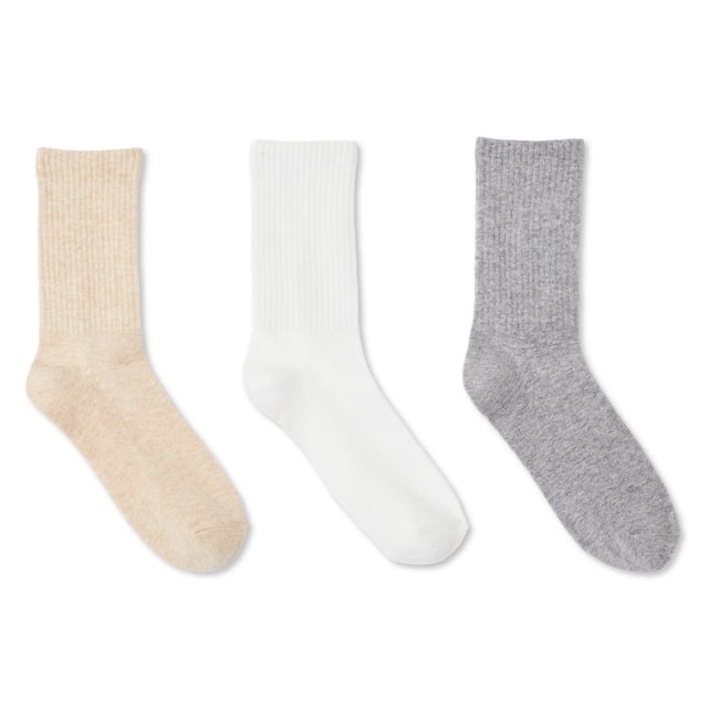 George Women's Crew Socks 3-Pack