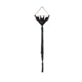 thumbnail image 1 of Macrame Wall Hanging Tapestry Halloween Pattern Handmade for Farmhouse Black 30x100cm, 1 of 9