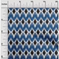 thumbnail image 1 of oneOone Georgette Viscose Fabric Geometric Ikat Print Fabric By Yard 42 Inch Wide, 1 of 4