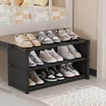 thumbnail image 3 of EGNMCR Shoe Rack,Shoe Rack for Closet Dormitory Shoe Rack Easy Storage Bed Storage Artifact Multi-layer Household Table Bottom Small Narrow Shoe Cabinet Shoe rack, 3 of 9