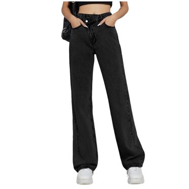 EGNMCR T Shirts for Women Women's Solid Color Crew Neck Button Pleated Tunic Casual Shirt Crew Neck Button T-Shirt