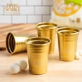 thumbnail image 3 of Thyme & Table Lot de 4 tasses à cocktail Doré, 3 of 6