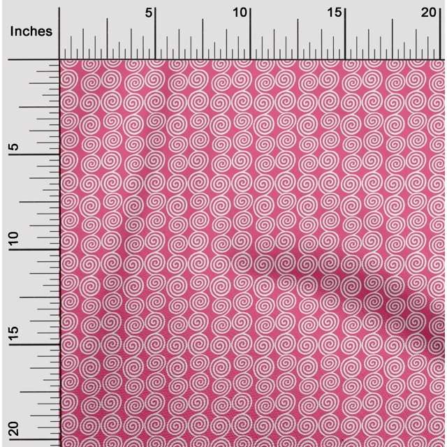 oneOone Cotton Flex Fabric Spiral Block Decor Fabric Printed BTY 40 Inch Wide