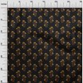 thumbnail image 2 of oneOone Cotton Poplin Fabric Leaves & Floral Block Print Sewing Fabric BTY 56 Inch Wide, 2 of 4