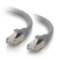 thumbnail image 1 of Câble de Réseau Ethernet Cat6 de 2 Pi Sans Accroc avec Blindage-STP - Gris, 1 of 1