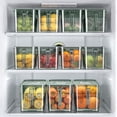 thumbnail image 4 of Hinati Clearance Lightning Plastic Food Storage Organizer Box Container Freezer Organizer Stackable Storage Bins for Kitchen Pantry Organizers and Storage, Kitchen Storage Containers, 4 of 8