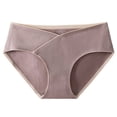 thumbnail image 4 of OUSITAID Culottes de Maternité pour Femmes en Coton sous le Ventre Culottes Post-Partum Lot de 5, 4 of 11