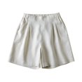 thumbnail image 3 of B91xZ Shorts Cargo de Randonnée pour Femmes Taille Haute Mini Shorts Mignons Graphiques Hot Pants Shorts de Vacances, Blanc m, 3 of 3