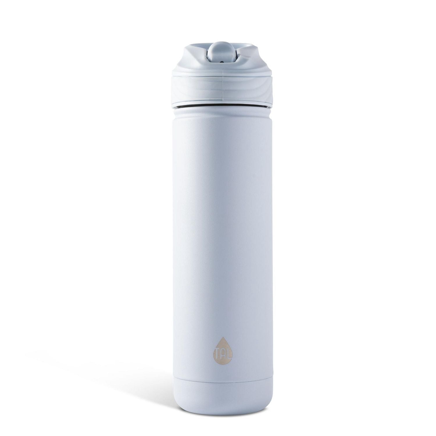 TAL Ranger Paille en acier inoxydable 26 oz, bleu gris