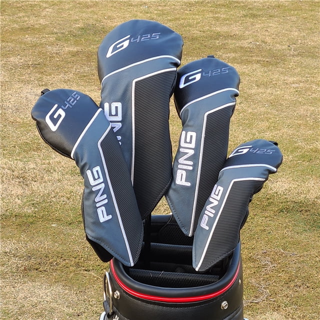 PING Golf Iron Headcovers Set – 4-Piece Universal Protective Covers for Irons & Utility Clubs (G425 1,3,5,UT) | Durable, Lightweight Sport Accessory to Shield Clubs from Scratches & Dust |