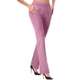 thumbnail image 2 of Simua Pantalon de Yoga pour Femmes à Jambe Évasée, Taille Haute, Coupe Ajustée, 2 of 6