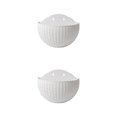 thumbnail image 3 of Youkk Easy To Install Double-layer Plastic Flowerpot For Walls Drainage Flower Pot White 2Set, 3 of 6