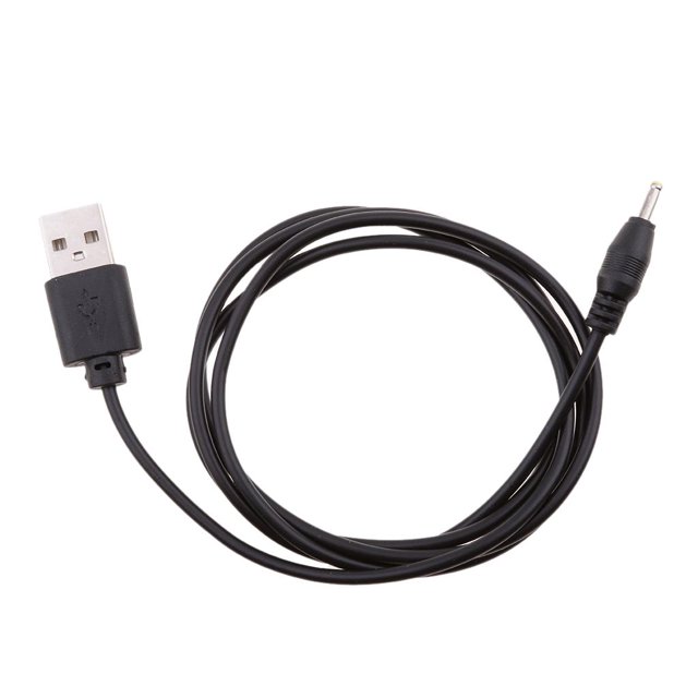 Câble de Charge USB CC 5V 2,5 mm, Alimentation, Câble de Charge pour Tablette PC Téléphone Intelligent en Noir. le Câble Présente une Fiche Mâle USB Type a à une Extrémité et une Fiche Mâle Coaxiale 2,5 mm (Extérieur) x 0,7 mm (Intérieur) à l'Autre. Conçu pour Offrir une Alimentation CC 5V à Partir d'Un port USB, Il Convient au Chargement de Petits Appareils et Appareils Électroniques comme les Tablettes et les Téléphones Intelligents. Sa Longueur d'Environ 1 Mètre.