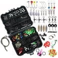 thumbnail image 3 of Fishing Accessories Kit Fishing Tackle Kit With Tackle Box Lure Angler Fishing Starter Kit For Freshwater Saltwater, 3 of 9