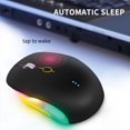 thumbnail image 3 of VONKY Portable And Lightweight Bluetooth Mouse For Wireless Performance Fashionable Appearance ABS black, 3 of 6