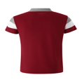 thumbnail image 4 of Men T-Shirt Short Sleeve Color-Contrast Stripe Slim-Fit Lapel Tops, 4 of 6