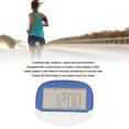 thumbnail image 3 of Podomètre Multifonction, Podomètre de Distance et de Calories avec Grand Écran et Horloge, Compteur de Pas 2D avec Pince Arrière, Multifonction pour la Marche et la Course, 3 of 8