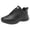Black, variant on WEAIXIMIUNG Womens Sneakers Size 8.5 Wide Women Sports Shoes Fashionable New Pattern Pure Color Leather Comfortable Flat Bottom Lightweight Lace Up Casual Shoes