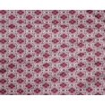 thumbnail image 4 of oneOone Polyester Lycra Bright Crimson Red Fabric Geometric Check Sewing Material Print Fabric By The Yard 56 Inch Wide, 4 of 4